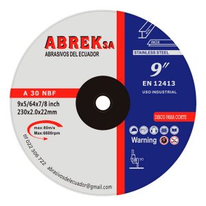 Discos de corte para metal, madera y plástico | ABREK